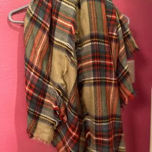Love this large square scarf, so warm and adorable